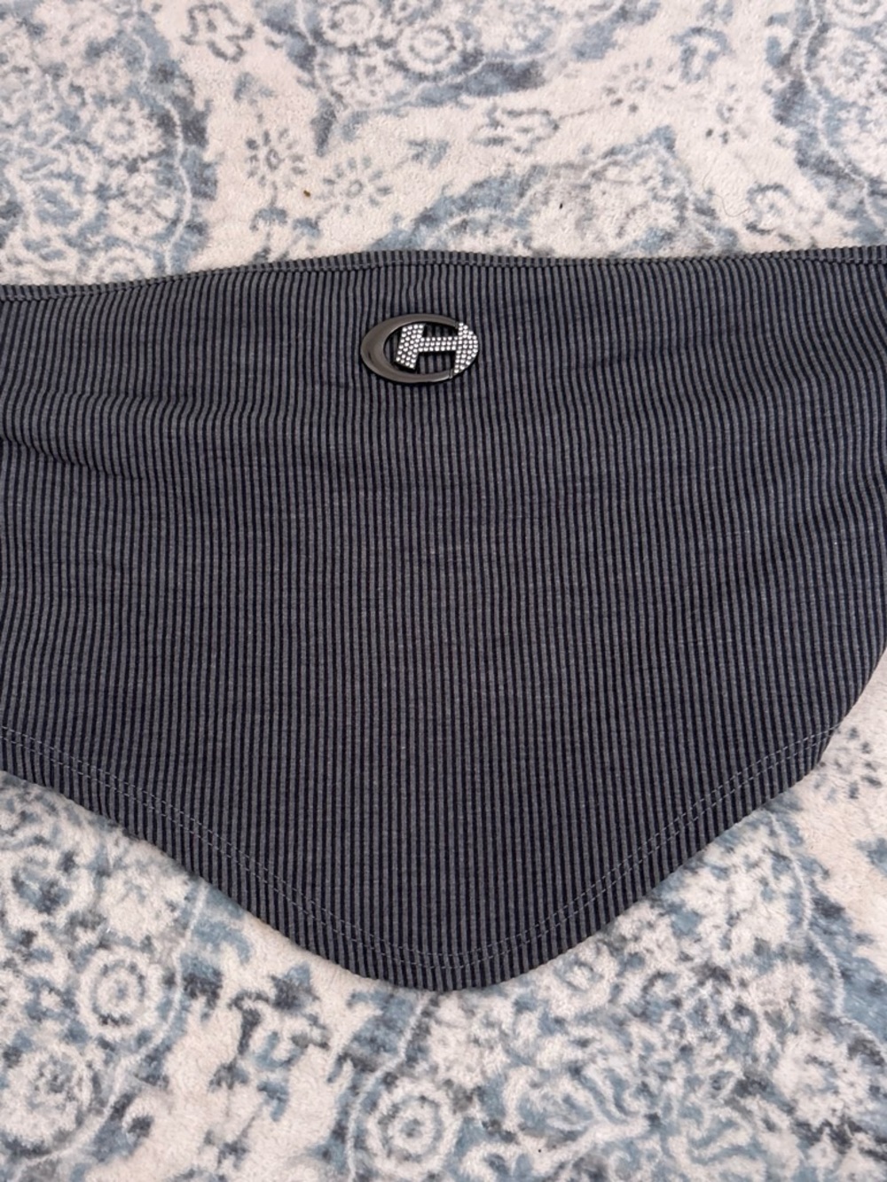 G Harness Kids Ribbed Navy Blue Bottoms with Logo